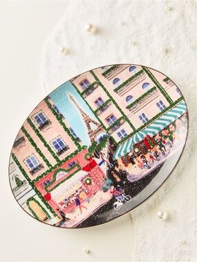 Anthropologie Holiday in the City Platter - Paris